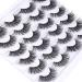 Buy Delyneph C2 Natural Look Wispy Cat Eye Faux Mink Lashes - 12 Pairs Fluffy Strip Lashes Like Extensions | International Shipping Available - Buy Online on GoSupps.com