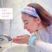 FROG SAC Teen Girls Spa Headband and Matching Wristbands - Soft Fuzzy Skincare Accessories for Face Washing, Makeup, Shower, and Sleepover Parties (Tie Dye) - Buy Online on GoSupps.com