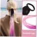FRCOLOR Wig Ponytail Extension for Women Hair Women Hair Extensions Rainbow Hair Extension Long Braided Hairpiece Hair Extensions for Braids Women's High Temperature Wire Girl Decorate - Buy Online on GoSupps.com