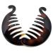 Camila Paris CP2428 3.25 French Banana Clip Hair Comb - Round Ponytail Holder - Interlocking Combs for Thick Hair - Fashion Hair Accessories - Made in France (Tortoise Shell) - Buy Online on GoSupps.com