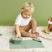 Stain Resistant Portable Silicone Placemat | Austin Baby Co | Dishwasher Safe | Camper Sage Green - Buy Online on GoSupps.com