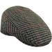 Faith & Sarah Kids Flat Cap - Grey Tweed Herringbone/Tartan Peak Hat | Ages 2-12 | Boys/Girls - Buy Online on GoSupps.com