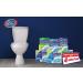 2000 Flushes Automatic Toilet Bowl Cleaner | Clear with chlorine 35g | Makes scrubbing easier by cleaning and refreshing your toilet bowl with each flush | 90615 | 1 Cube - Buy Online on GoSupps.com