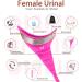 Reusable Female Urinal - Portable Silicone Pee Funnel for Women Standing Up to Pee - Waterproof Travel Urination Device for Hiking and Road Trips - Purple - Buy Online on GoSupps.com