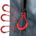 Honbay 10-Pack U-Shaped Nylon Zipper Fans - Durable Replacement for Backpacks Luggage Clothing (Red) | International Shipping Available - Buy Online on GoSupps.com