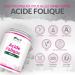 Acide Folique 400 g 450 Micro Comprim s V g taliens Cure de 15 Mois Vitamine B9 Folate pour Femmes Enceintes Suppl ment Pr natal Fabriqu en Europe Nu U Nutrition - Buy Online on GoSupps.com