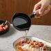 Qcwwy Mini Frying Cast Iron Pan Portable Pancake Pan Non Stick Coating Small Griddlewith Wooden Handle Kitchen Cooking Utensils for Home Camping Travel - Buy Online on GoSupps.com