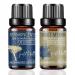 Frankincense and Myrrh Essential Oil for Skin - Rare Boswellia Neglecta Relieving Passive Organic Essential Oil for Skin Fully Sustainable Wild Harvested 2 Bottles of 10ml Each Frankincense & Sweet Myrrh 0.34 Fl Oz (Pack of 2)