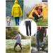 iCreek Rain Pants for Men - Waterproof Lightweight Trousers for Outdoor Activities Biking & Trekking - Breathable Black Design - Buy Online on GoSupps.com