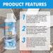 Stone Stain Remover Cleaner Stone Crystal Plating Agent and Granite Oil Stain Cleaner for Household Use All-Purpose Stone Cleaner and Polish for Marble Granite Quartz and More (1 Set) - Buy Online on GoSupps.com