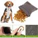 Jeffdad Canvas Dog Treat Pouch Portable Puppy Dog Training Treat Pouch with Carabiner Hands-Free Auto Closing Pet Snack Reward Pocket For Pet Training Travel or Outdoor Use(Grey) - Buy Online on GoSupps.com