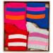 RAFRAY Color Striped Sports Socks - Premium Cotton Sneaker Socks Gift Box (4 Pairs Size 36-40) - International Shipping Available - Buy Online on GoSupps.com