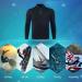 FLEXEL 3mm Neoprene Wetsuit Top with Front Zipper | Diving, Snorkeling, Surfing, Kayaking | 3X-Large Men/Black - Buy Online on GoSupps.com