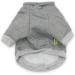 DroolingDog Dog Hoodie Security Pattern Pet T Shirt Puppy Sweatshirt Gray Clothes Costume for Small Dogs Small Grey Small (3.3-5.5lb) Grey - Buy Online on GoSupps.com