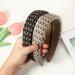 VOCOSTE Tweed Padded Headband Fashion Hairband Knitted Check Pattern White - Buy Online on GoSupps.com