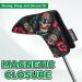 VIXYN Blade Putter Cover - Premium Pineapple Skull Design - Fleeced Lined Headcover for Golf Putters - Buy Online on GoSupps.com