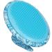 Exfoliating Brush to Treat and Prevent Razor Bumps and Ingrown Hairs - Eliminate Shaving Irritation for Legs, Armpit, Bikini Line - Silky Smooth Skin Solution for Men and Women by Dylonic Blue Pattern Single