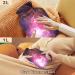 NAANLE LILA GALACHY FEE 1L Herm Bottle - Transparent Hot Water Bottle & Hand/Foot Warmer for Pain Relief & Cold Therapy - Buy Online on GoSupps.com