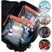 ECOHUB Airport Security Liquids Bag 20x20cm (2 pcs) - Airline Approved Clear Toiletry Bag for Travel - Orange with Carrying Handle - Buy Online on GoSupps.com