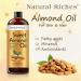 Natural Riches Sweet Almond Oil - 16 FL oz | Cold Pressed Pure & Hexane Free | Vitamin E for Skin & Body Massage | Made in USA - Buy Online on GoSupps.com