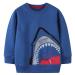 Boys Sweatshirt for Kids Dinosaur Jumper Cotton Casual Top Long Sleeve Pullover T-Shirt Toddler Girls Shirts Baby Clothes 1-8 Years 1-2 Years Shark