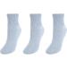 CTM Women's Diabetic Ankle Socks - 3 Pair Pack - One Size, Grey - Buy Online on GoSupps.com