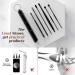 6 Piece Ear Wax Removal Kit - Portable Anti-Itch Cleaner Tool with Detachable Ear Picking Box - Safe & Healthy - Practical Cleaning Tool for Family (Black) - Buy Online on GoSupps.com