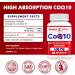 NoMiLu CoQ-10 Softgels 400 mg Coenzyme Q10 Vegetarian Support Heart Healthy Antioxidant - Buy Online on GoSupps.com