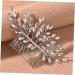 Beatifufu Hair Comb Bridesmaid Hair Accessories Hair Accessories for Women Womens Hair Clips Pearl Hair Barrettes Wedding Tiara Pearl Hair Pin Rhinestone Hair Side Comb Rhinestones - Buy Online on GoSupps.com