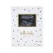 Pearhead First 5 Years Baby Memory Book, Gender-Neutral Baby Keepsake for New and Expecting Parents, Black and Gold Polka Dot, 1 Count (Pack of 1) Hello Baby Sonogram Book