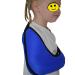4DflexiSPORT Child Arm Sling (2-3yr, Blue/Black) - Medical Grade, Easy-Fit, Ultra-Comfort with Cooling Effect - Includes Smiley Sticker - Buy Online on GoSupps.com
