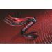 Adam & Eve Scarlet Couture Bondage Diamond Whip | Vegan Leather | 14 Long Strips, Red/Black - Buy Online on GoSupps.com