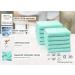 Zollner 10 Set Soft Cotton Shower Towels (50x100 cm) - Mint - Hotel Quality Washable Up to 60 C with Practical Hanger - Strong & Absorbent - Buy Online on GoSupps.com