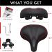 Crostice Wide Bike Seat for Peloton Bike & Bike Plus | Upgraded Comfort Cushion for Women & Men | Oversize Saddle Cover Pad | Red | W10.2 - Buy Online on GoSupps.com