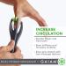 Gaiam Finger Massager: Dual-Sided Hand Massage Roller for Circulation, Stress, Arthritis & Pain Relief - Buy Online on GoSupps.com