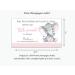 Girl Baby Shower Favors: Set of 18 Mini Champagne Labels - Pink Elephant Theme - Buy Online on GoSupps.com