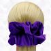 Velvet Scrunchie King Size Purple XXL - Oversized Plush Ponytail Holder - Made in the USA - Buy Online on GoSupps.com