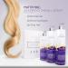 Ezero Purple Shampoo and Conditioner Set with Hair Mask - Blonde Hair Toner and Treatment for Color Treated Hair - Buy Online on GoSupps.com