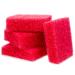 4 Pack Aquarium Cleaner for Glass Walls - Aquarium Scrubber - Hand Held Scraper Pad - Made in USA - Fish Tank Cleaning Tools Won't Scratch Glass - Aquarium Sponge for Turtle & Fish Tank