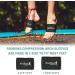 Copper Arch Support Sleeves - Plantar Fasciitis Compression Foot Wraps (2 Pairs) - Buy Online on GoSupps.com