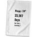 3D Rose Print Funny 70th Birthday or Anniversary Towel - 15 x 22 - Buy Online on GoSupps.com