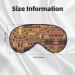Buy African Textile Patchwork Soft Eye Mask | Sleep Mask for Men & Women | Travel Comfort - Buy Online on GoSupps.com