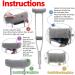 Washable Underarm Crutch Pad & Hand Grip Covers - Universal Fit for Walking Arm Crutches - Padded Forearm Cushions - Buy Online on GoSupps.com
