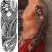 Tribal Totem Temporary Tattoo Sleeve Set for Men and Women - Full Arm and Half Leg Fake Tattoo Sticker Pack - Polynesian and Hawaiian Design - Buy Online on GoSupps.com