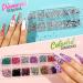 Nail Art Designs: Foil Stickers, Gems, Rhinestones, Fruit Slices, Glitter, Sequins & Holographic Decor Set B - Buy Online on GoSupps.com