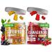 Joyli Ashwagandha & Superfruit Gummies Bundle Mind & Body Balance + Daily Wellness Support Vegan Multivitamin Formula with Goji Elderberry Vitamin C D & Zinc 2 Pack for Adults