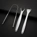 AdroitGoods Tongue Scraper Set - 3-Piece Stainless Steel Tongue Cleaner & Brush for Optimal Oral Care - Buy Online on GoSupps.com