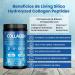 Hydrolyzed Collagen Peptides Powder Enriched with Silicon Hyaluronic Acid Vitamin C Biotin and Acacia Gum. Vanilla Flavor. 330g jar. - Buy Online on GoSupps.com