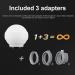 Godox ML-CD15 Diffusion Dome Kit with 3 Adapters for Godox V1C V1S V1N, AD200PRO - Flash Light Diffuser for Godox Mount Lights - Buy Online on GoSupps.com