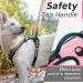 Eagloo Large Dog Harness - Adjustable Anti-Train Control Harness for Labrador - Reflective Strips Pink - 1 Pack - Buy Online on GoSupps.com